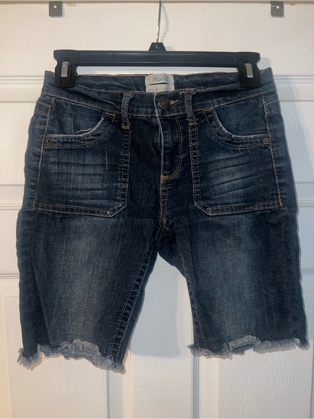 Mudd Dark Indigo Stretch Denim Shorts